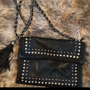 Crossbody leather purse